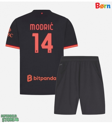 AC Milan Luka Modric #14 Replika Babytøj Tredje sæt Børn 2026-27 Kortærmet (+ Korte bukser)